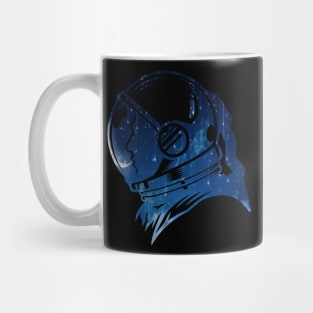 Spacemen, galaxy, space adventure, over the moon Mug